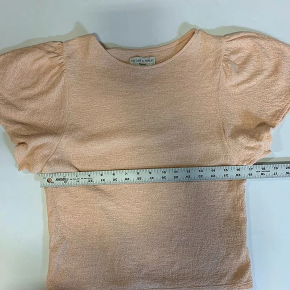 Madewell Texture &‎ Thread Women's Flutter Sleeve Cotton Top Size S - Picture 10 of 12